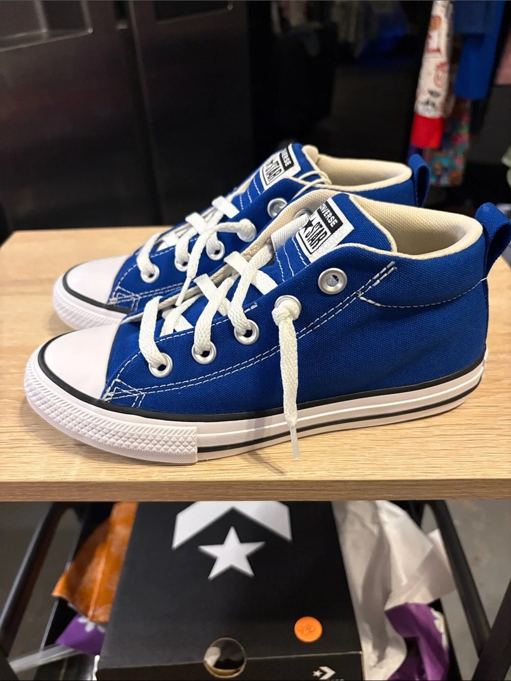 Converse Kids Royal Blue Low Top Sneakers